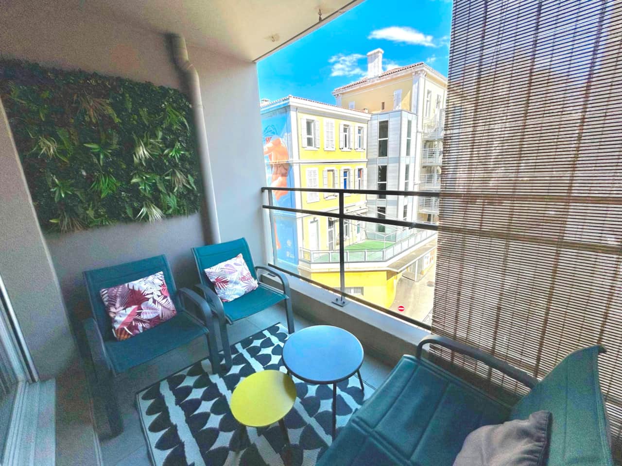 Terrace, sofas, dining table, exterior, barbecue