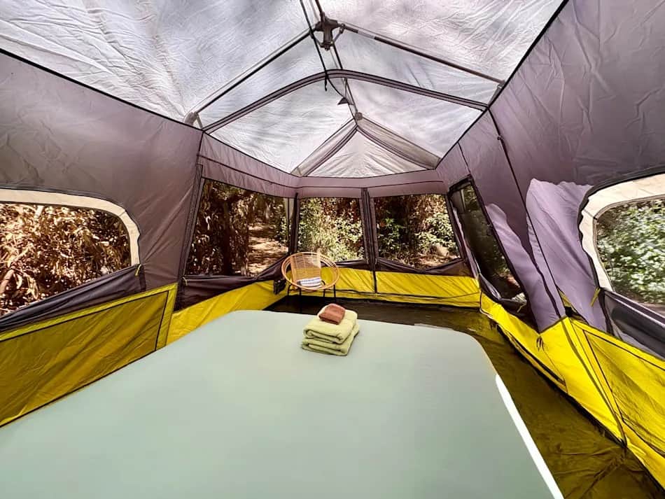 Harmony s glamping sunny side dome tent central coast