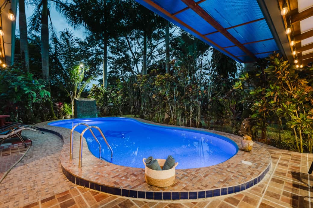 Private Swimming Pool Surrounded By Nature