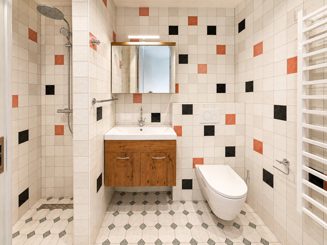 Tulip bathroom angle 2