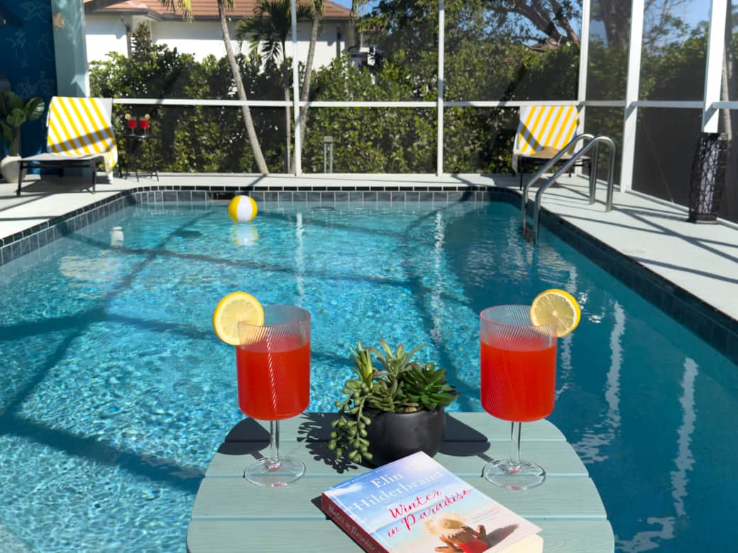 Feel the breeze as you sip your drink....