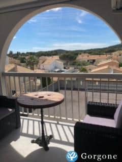 Terrasse studio Port-Soleil