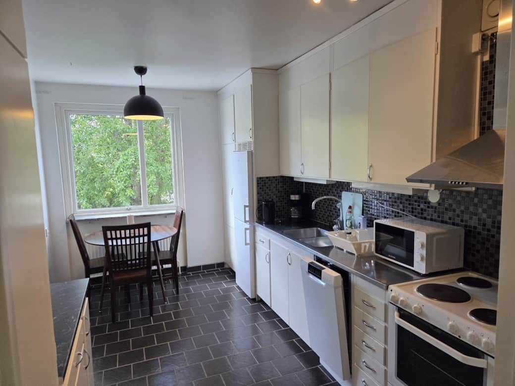 Kitchen with dining area