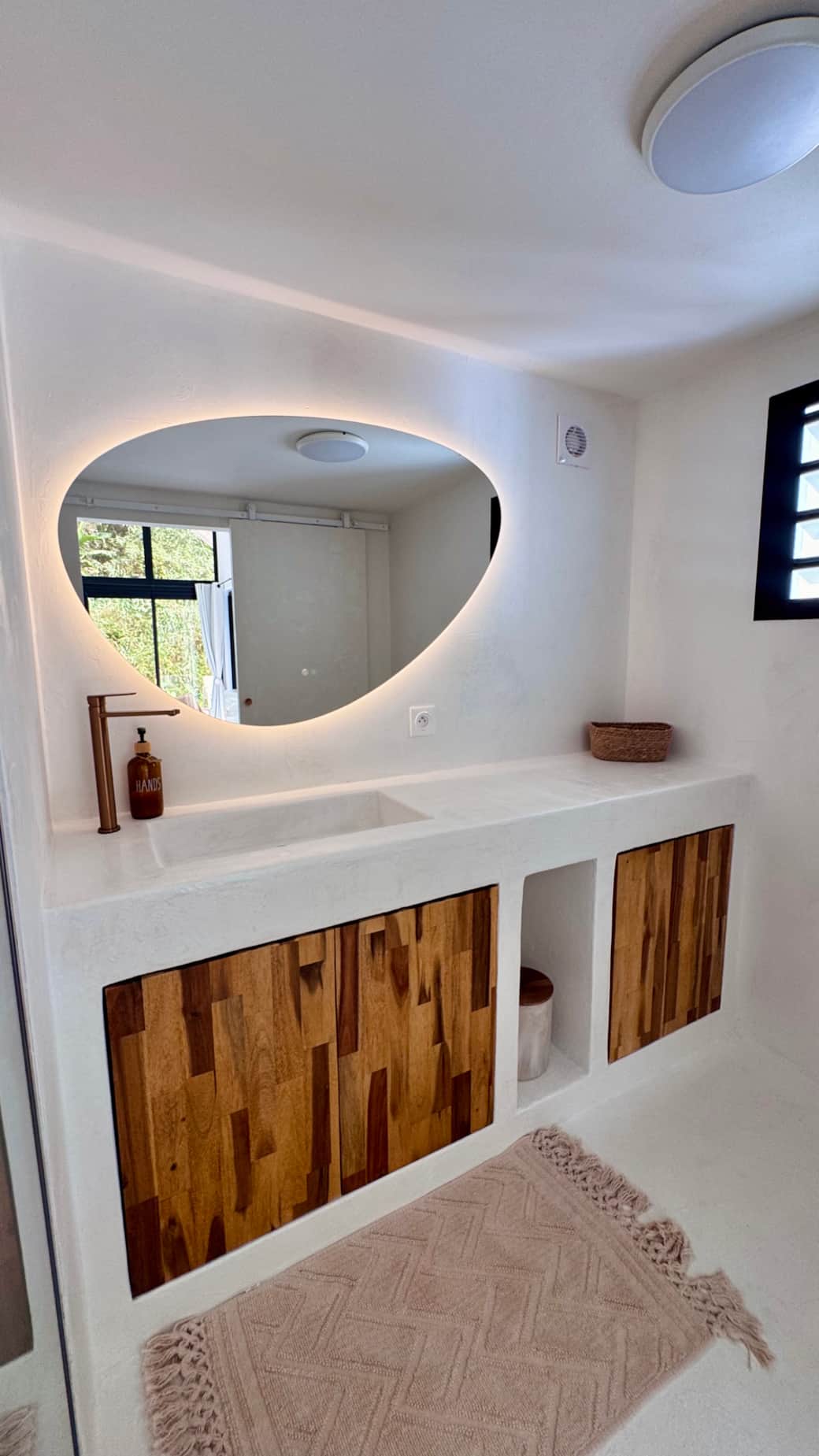 Salle de bain en béton ciré Salle de bain en béton ciré