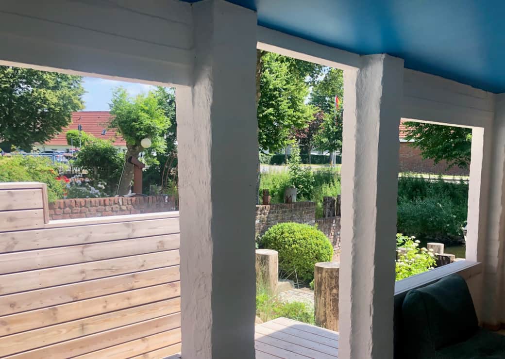 Blick aus der Veranda
