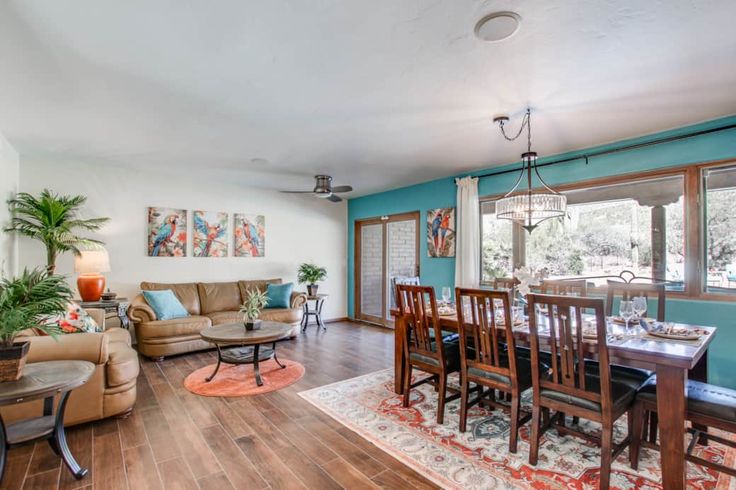 Dining room and seating Dining room and seating