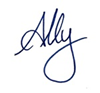 Ally's signature
