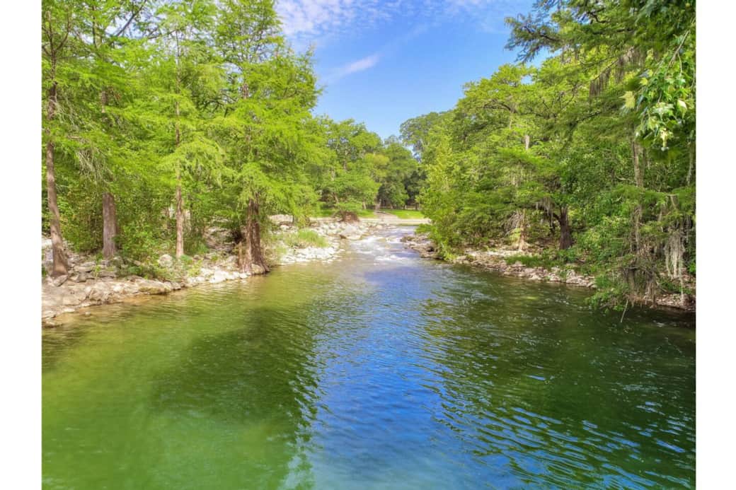 View of Gruene Rapids from Gruene Bridge View of Gruene Rapids from Gruene Bridge