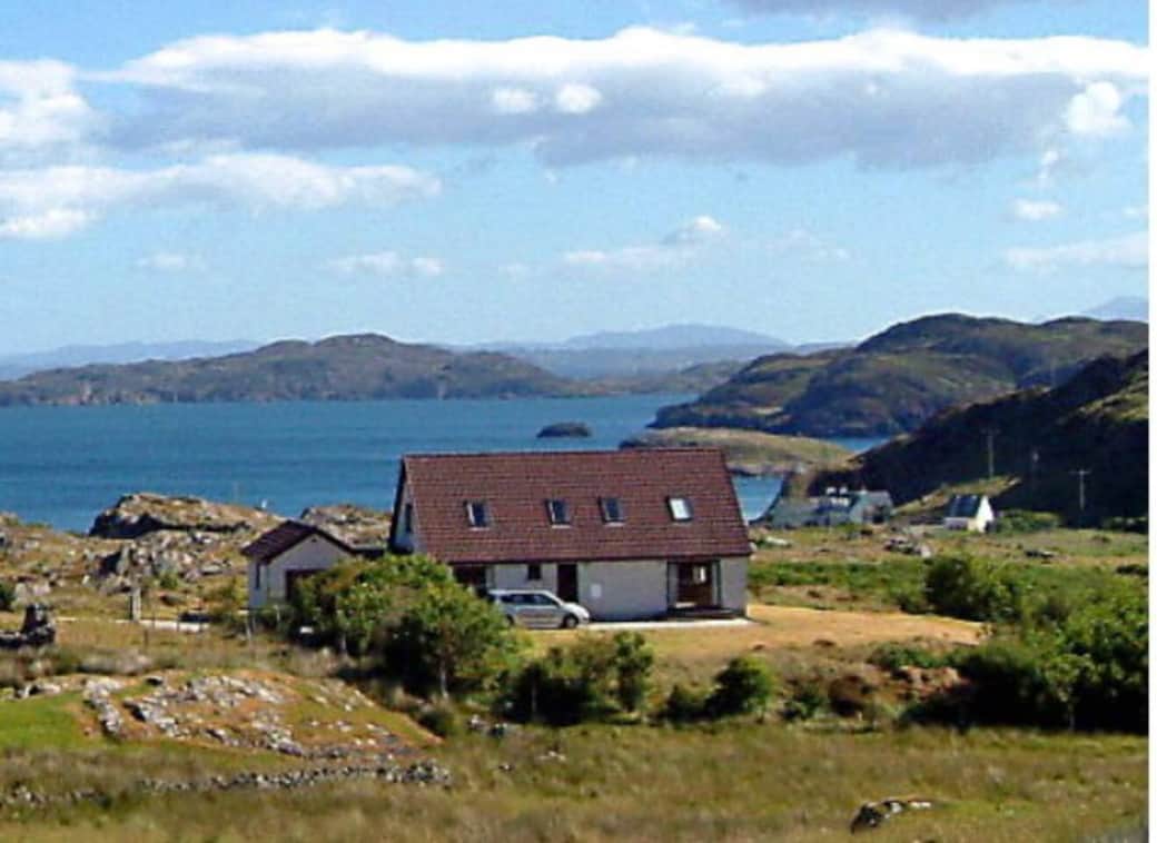 The Brigs, with the sea in the background. 