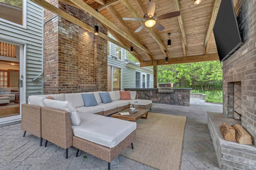 Whether basking in summer sun or wrapped in a winter blanket, this space is built for unforgettable moments.