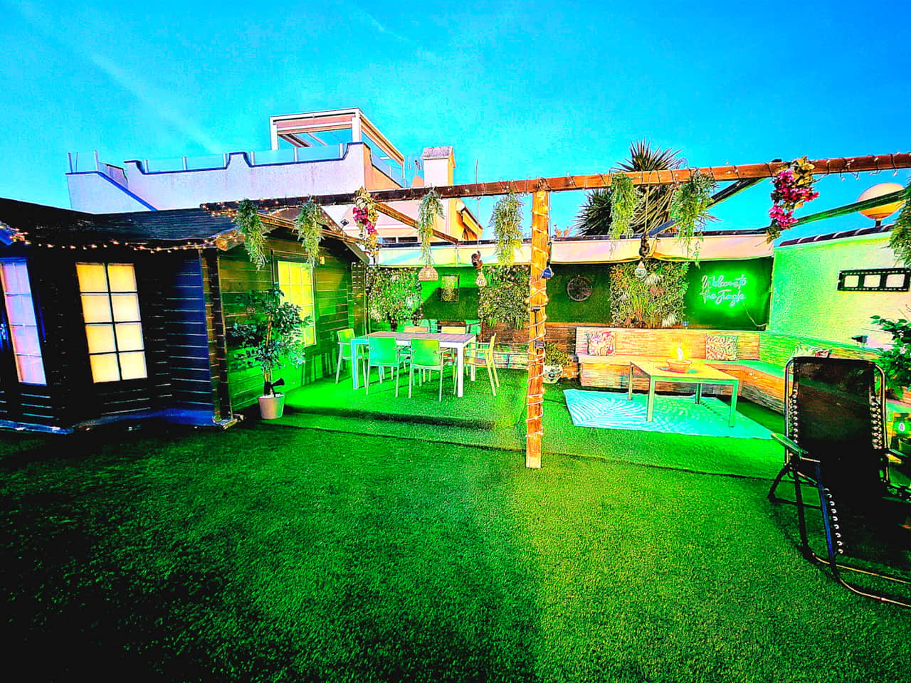 Outdoor seating and dining