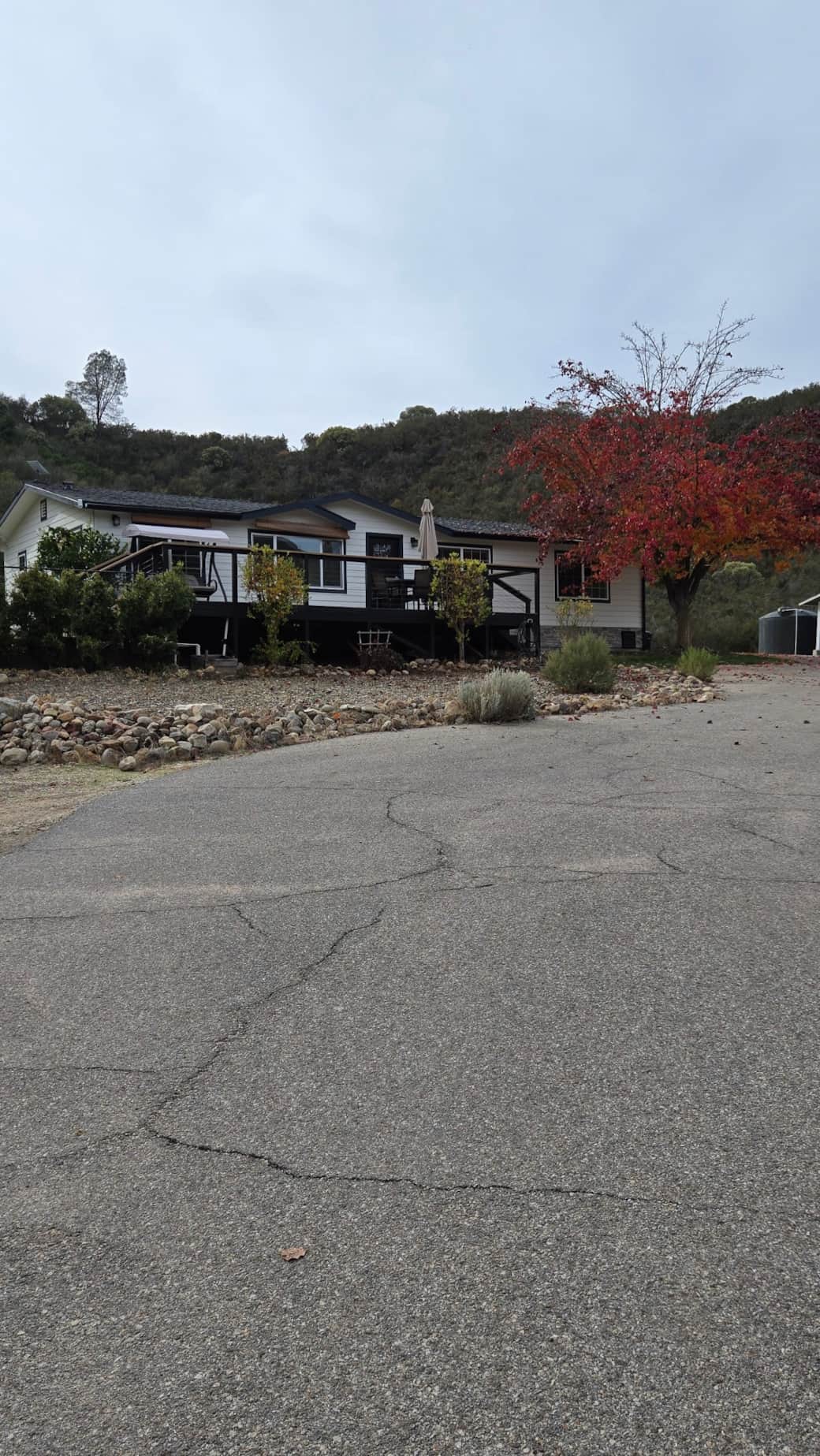 Fall Eagles Nest driveway balcony