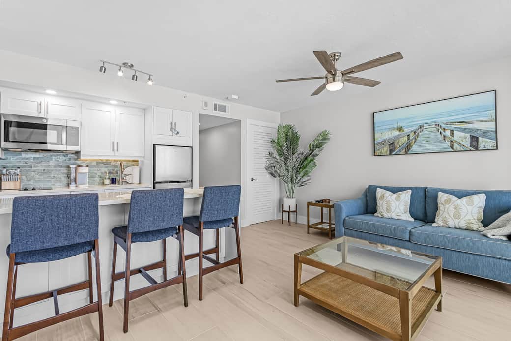 Beautifully remodeled space with comfortable seating