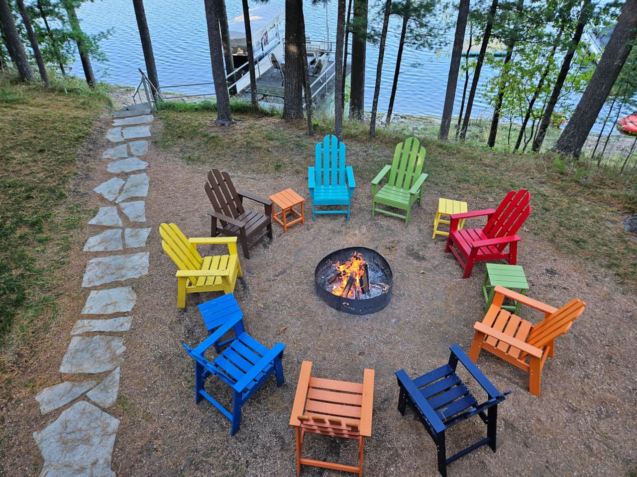 Fire pit area