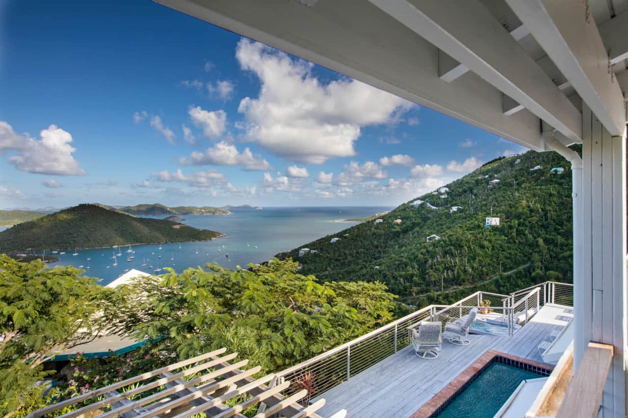 View from upper King Bedroom private viewing deck