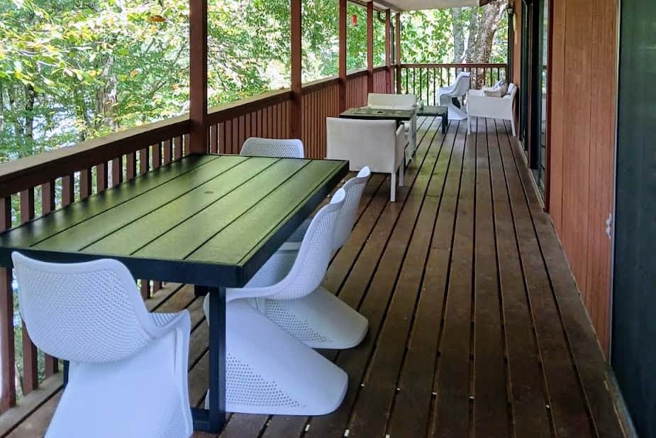 We eat most of our meals out on the balcony, and imagine that you will enjoy it as much as we do!