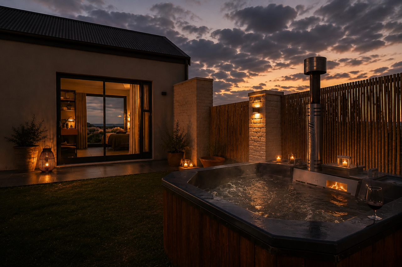Hot tub & Bedroom 3