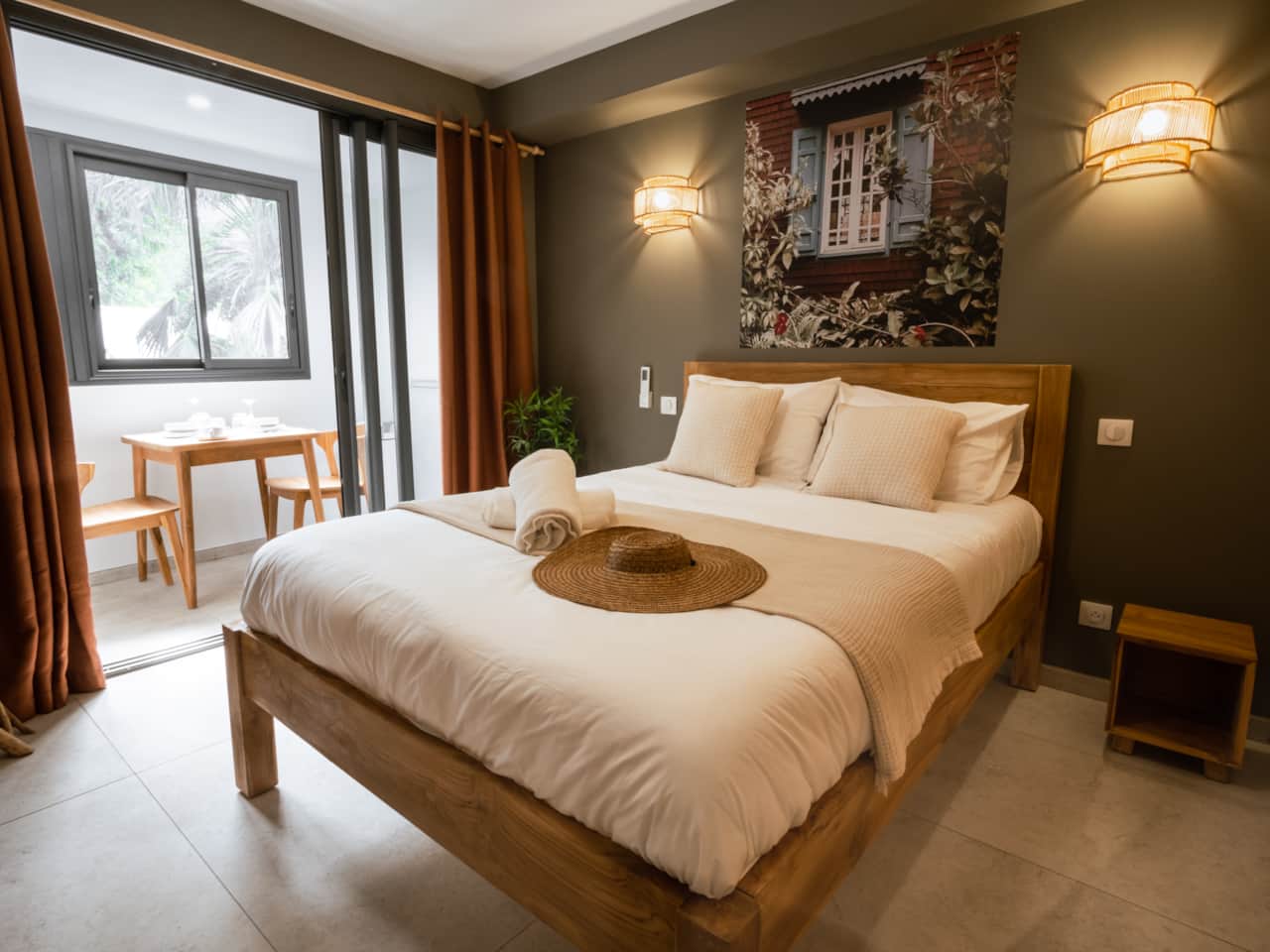 Chambre_Appartement Endémik_Escale Bleue_Résidence de tourisme Saint Leu 974