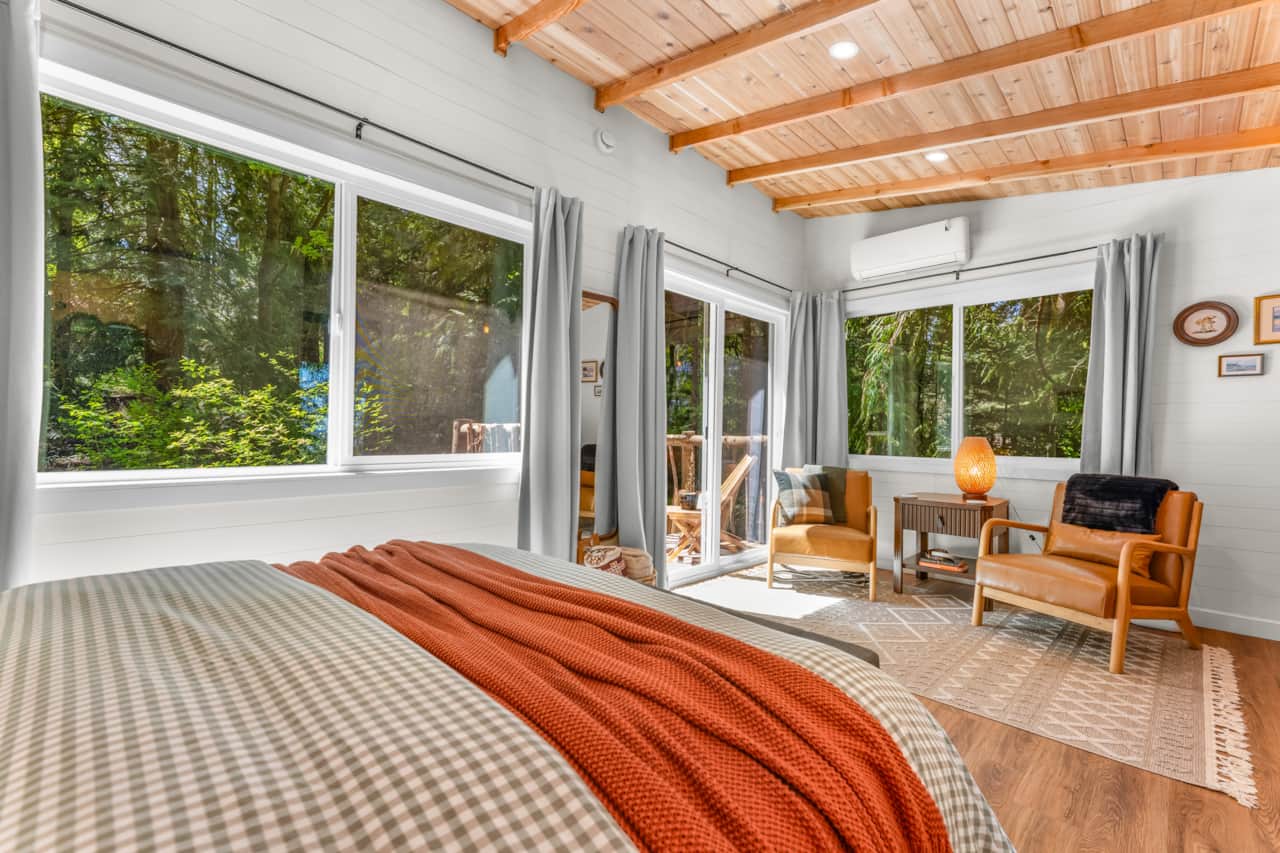 Open concept living space for relaxing