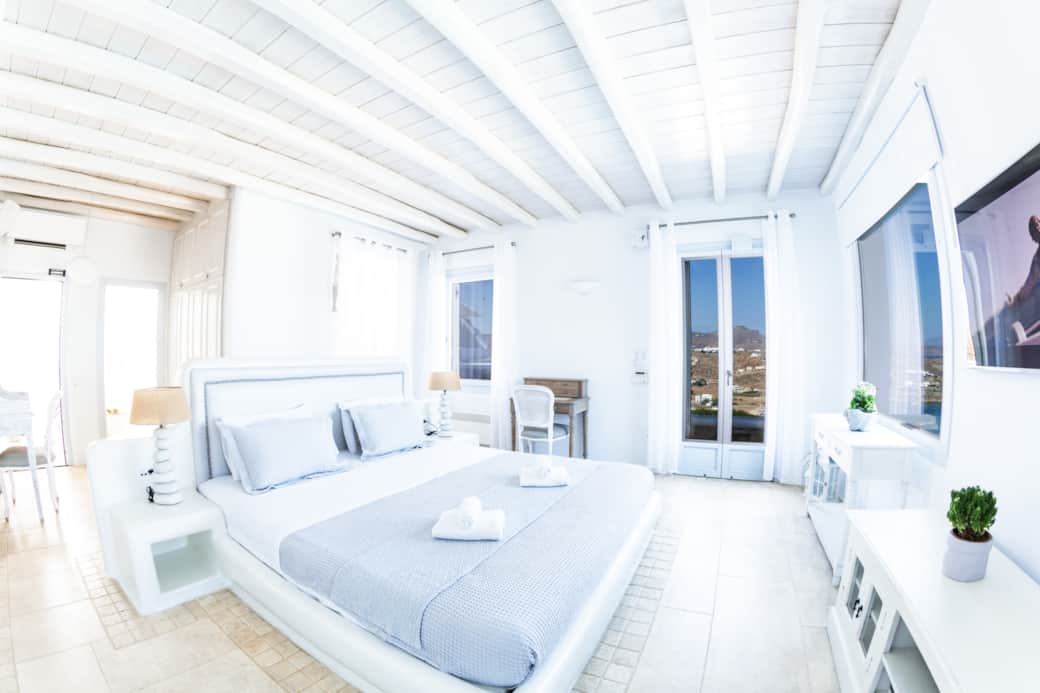 Master bedroom suite