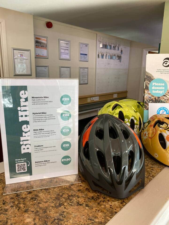 bike hire available 