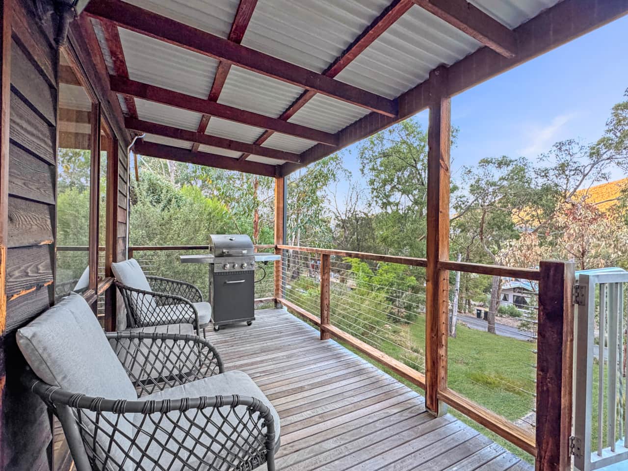 Great views and bbq for outdoor cooking