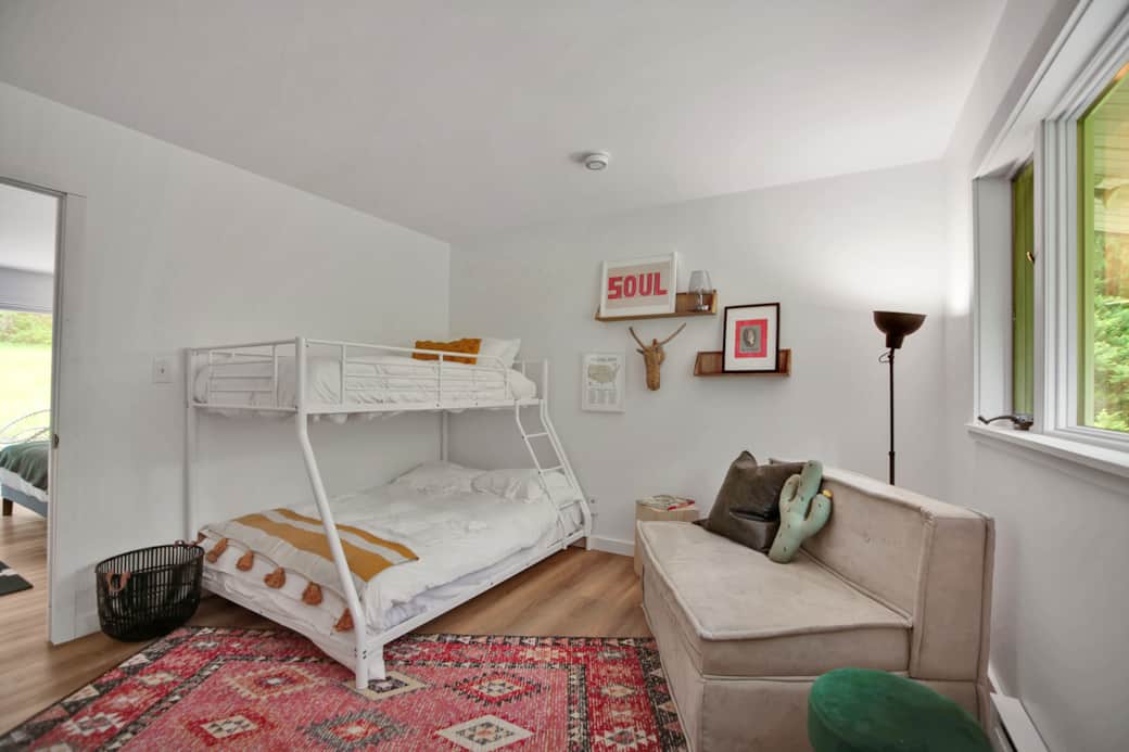 Second bedroom, attached to the primary.  Full and Twin beds. 