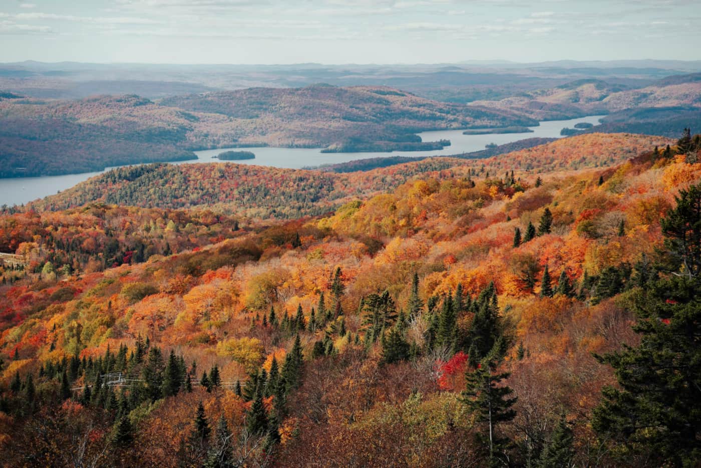 Les couleurs d'automne à Tremblant