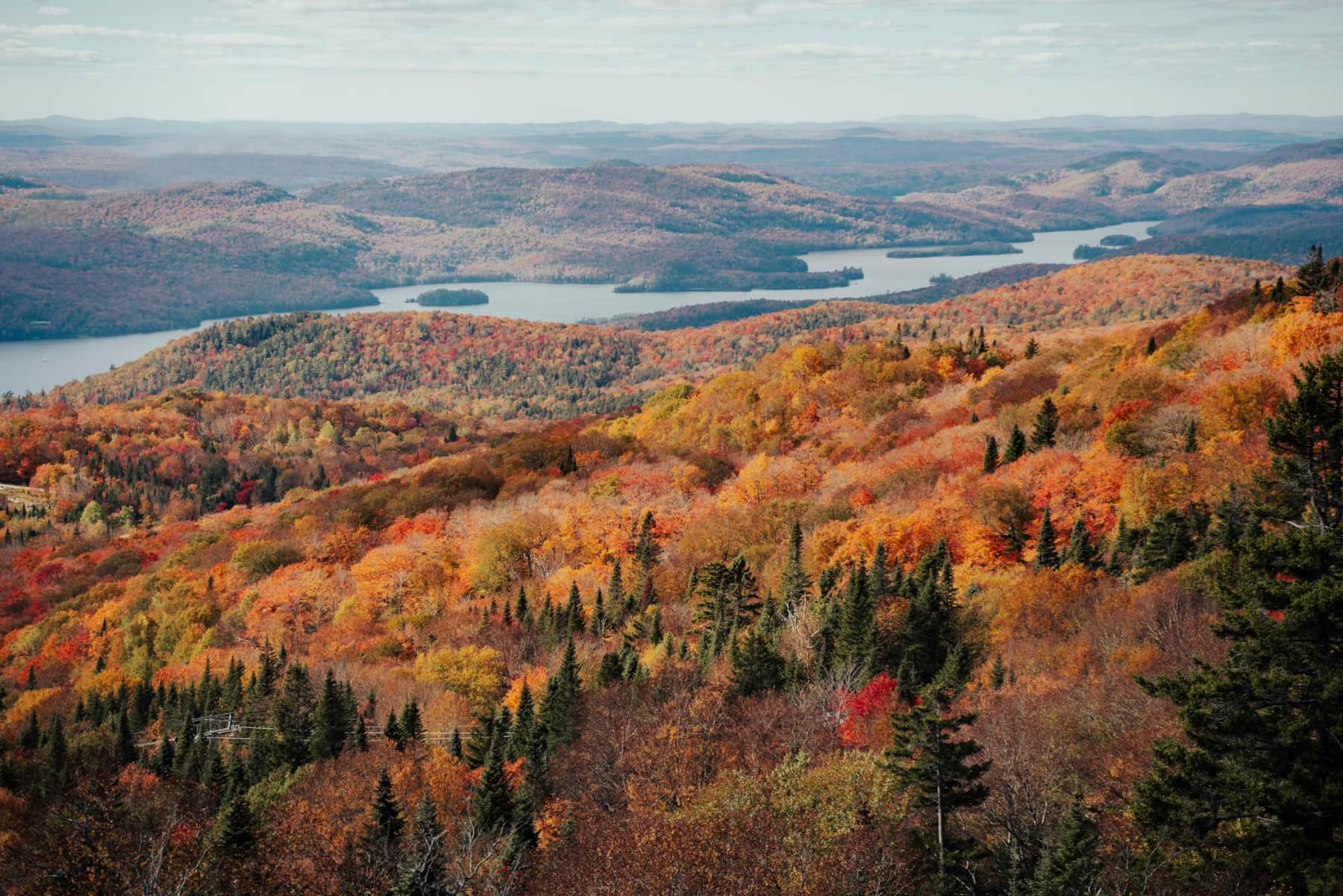 Les couleurs d'automne autour de Tremblant