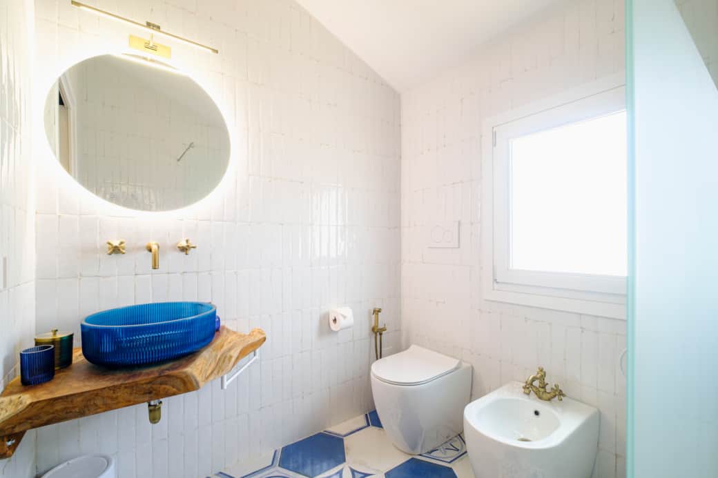 Bathroom Mediterranean Tiles Blue White Bathroom Mediterranean Tiles Blue White