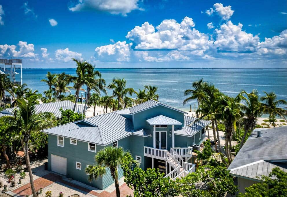 Latitude Adjustment from above — beachfront on the Gulf.