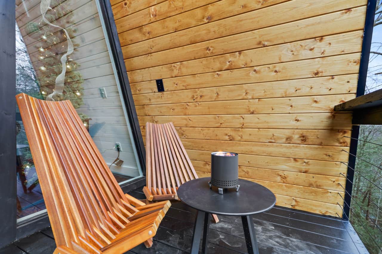 The perfect spot for morning coffee or evening wine.