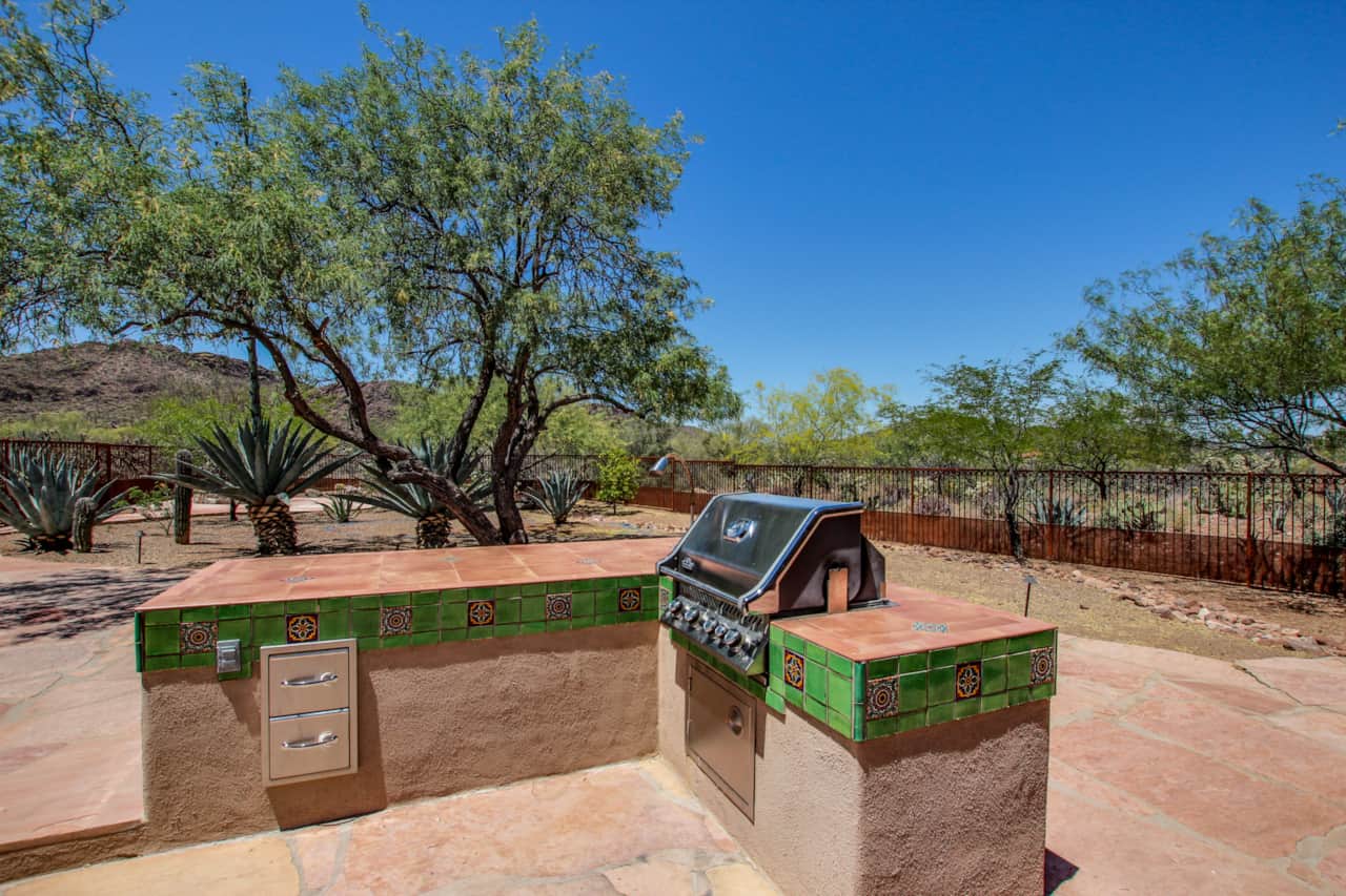 Outdoor gas grill