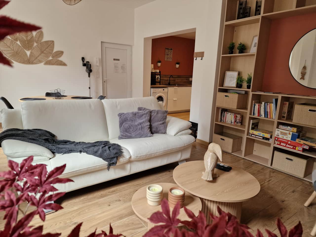SALON + BIBLIOTHEQUE + CUISINE CAP OUEST FECAMP