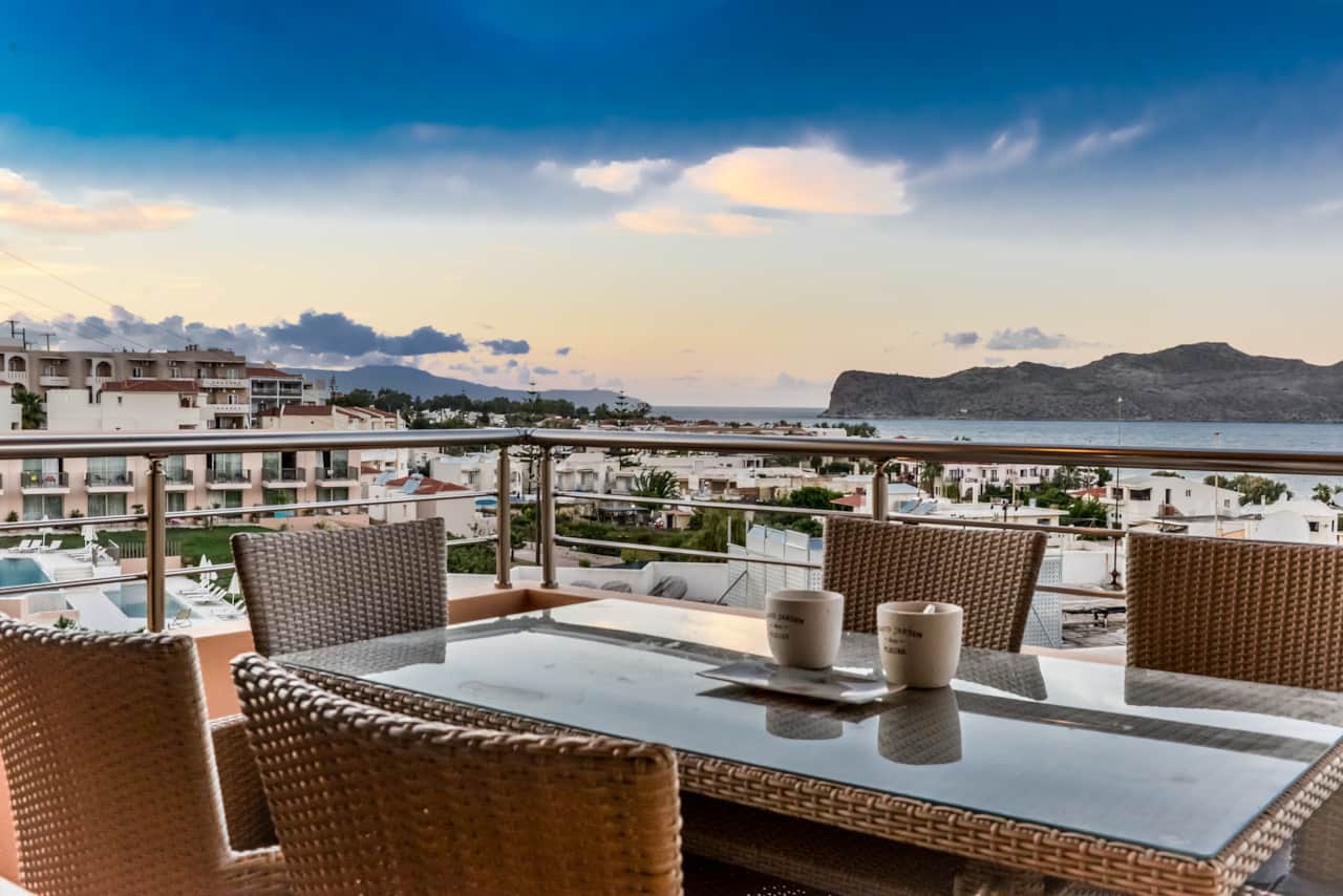 Sea view balcony