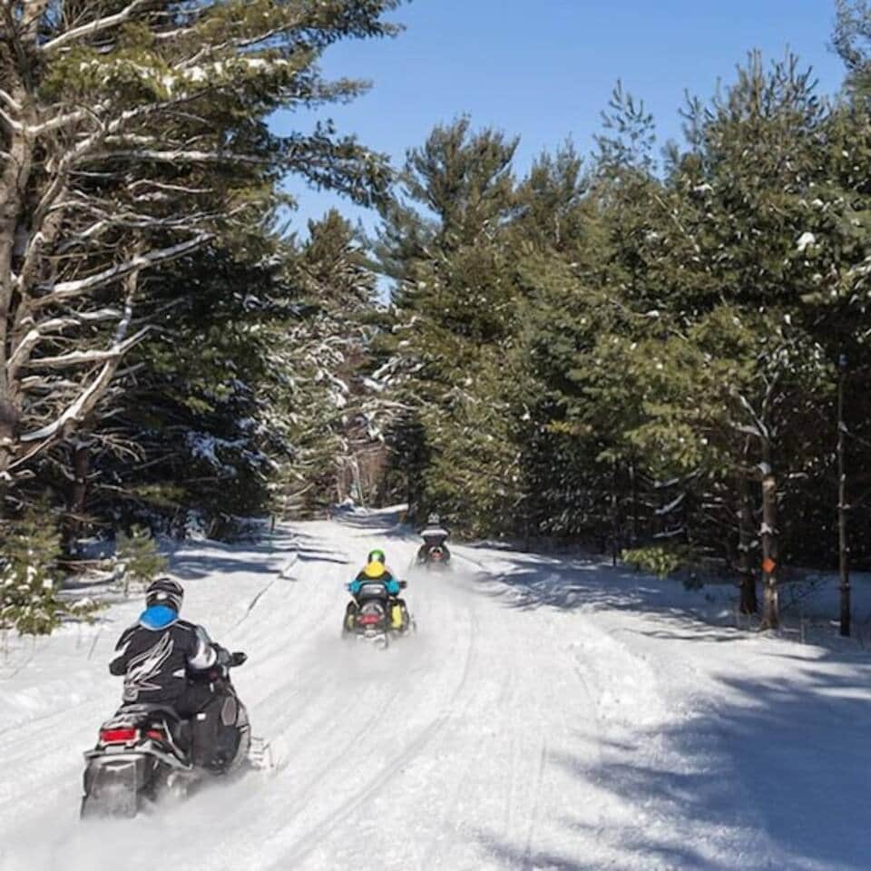 Direct Snowmobile Trail Access Direct Snowmobile Trail Access