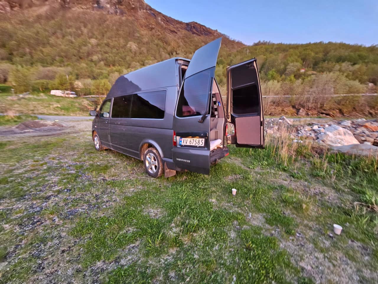 VW Transporter High-Roof Campervan in Bodø