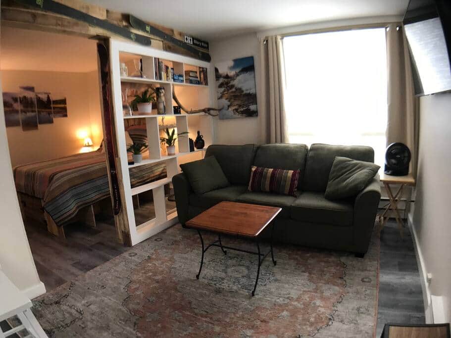 Living room and Bedroom