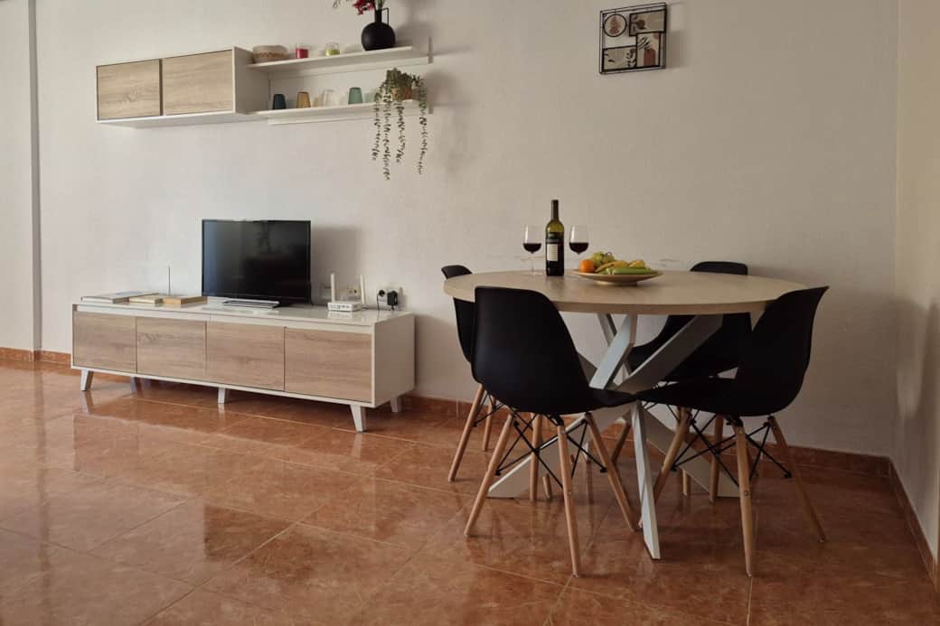 Spacious, bright living room that instantly creates a sense of home.