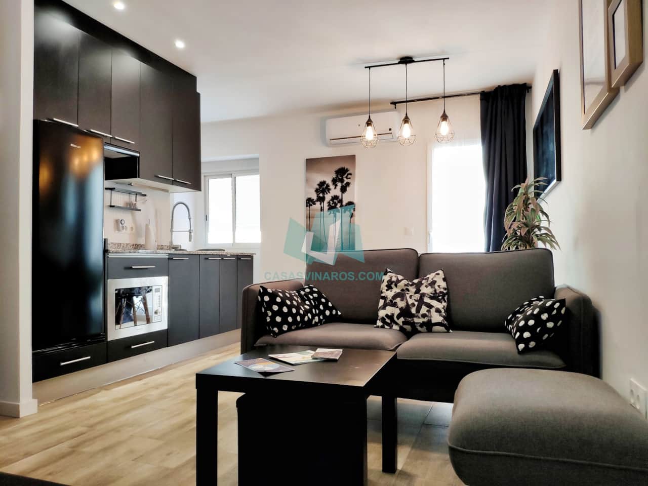 Apartment Holiday rental Estrella de Mar - Living room Dining room Kitchen office