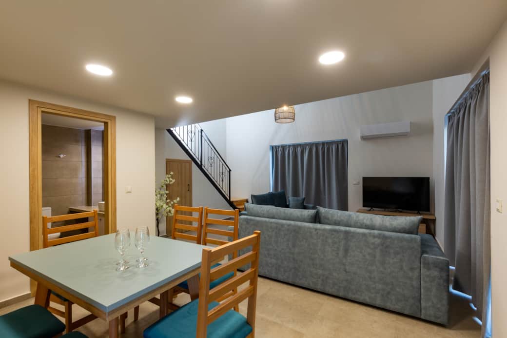 Living Room and Dining Area