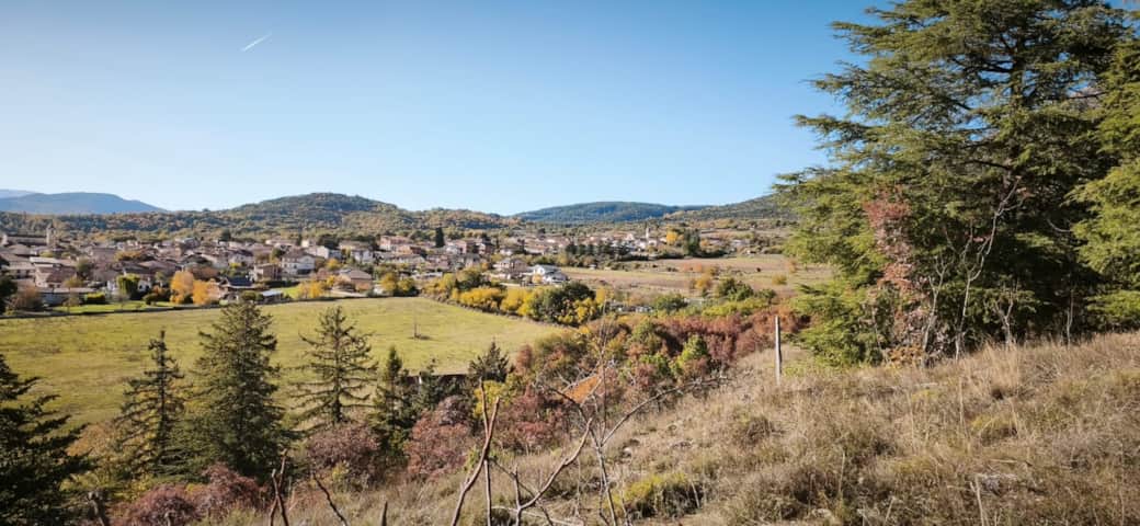 Casa Albe vista sul paese