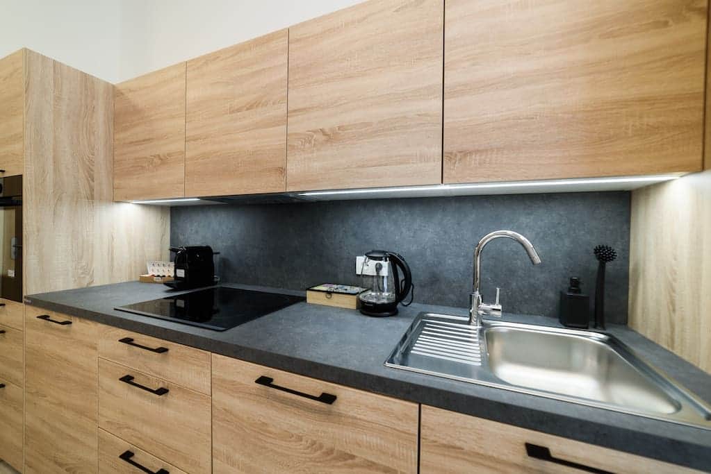 The kitchen is fully equipped The kitchen is fully equipped