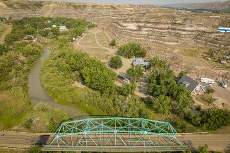 Aerial view of Bridgeviews 