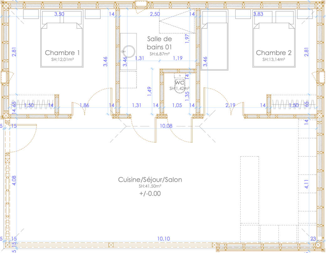 Villa Karukera - Plan Villa Karukera - Plan