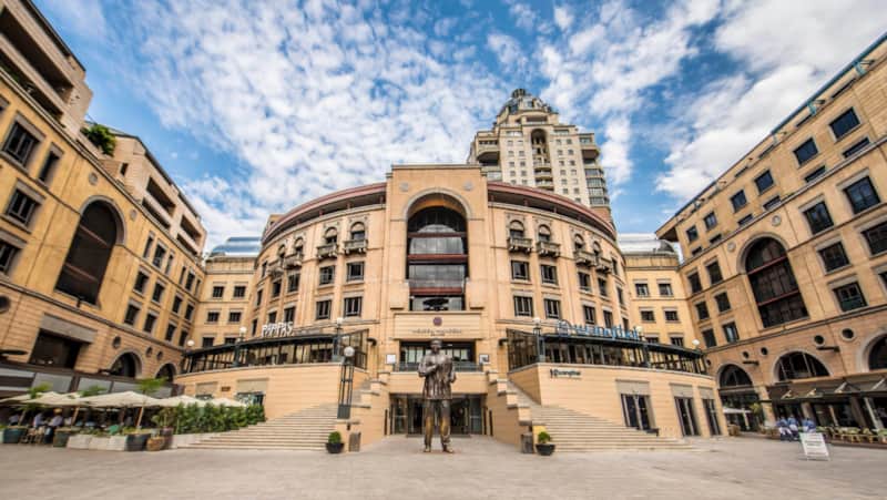 Office towers in Johannesburg's northern commercial districts