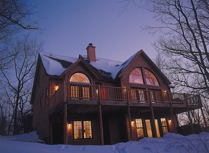 Exterior Back, Boulder Creek, Galena IL - Vacation Rental Home