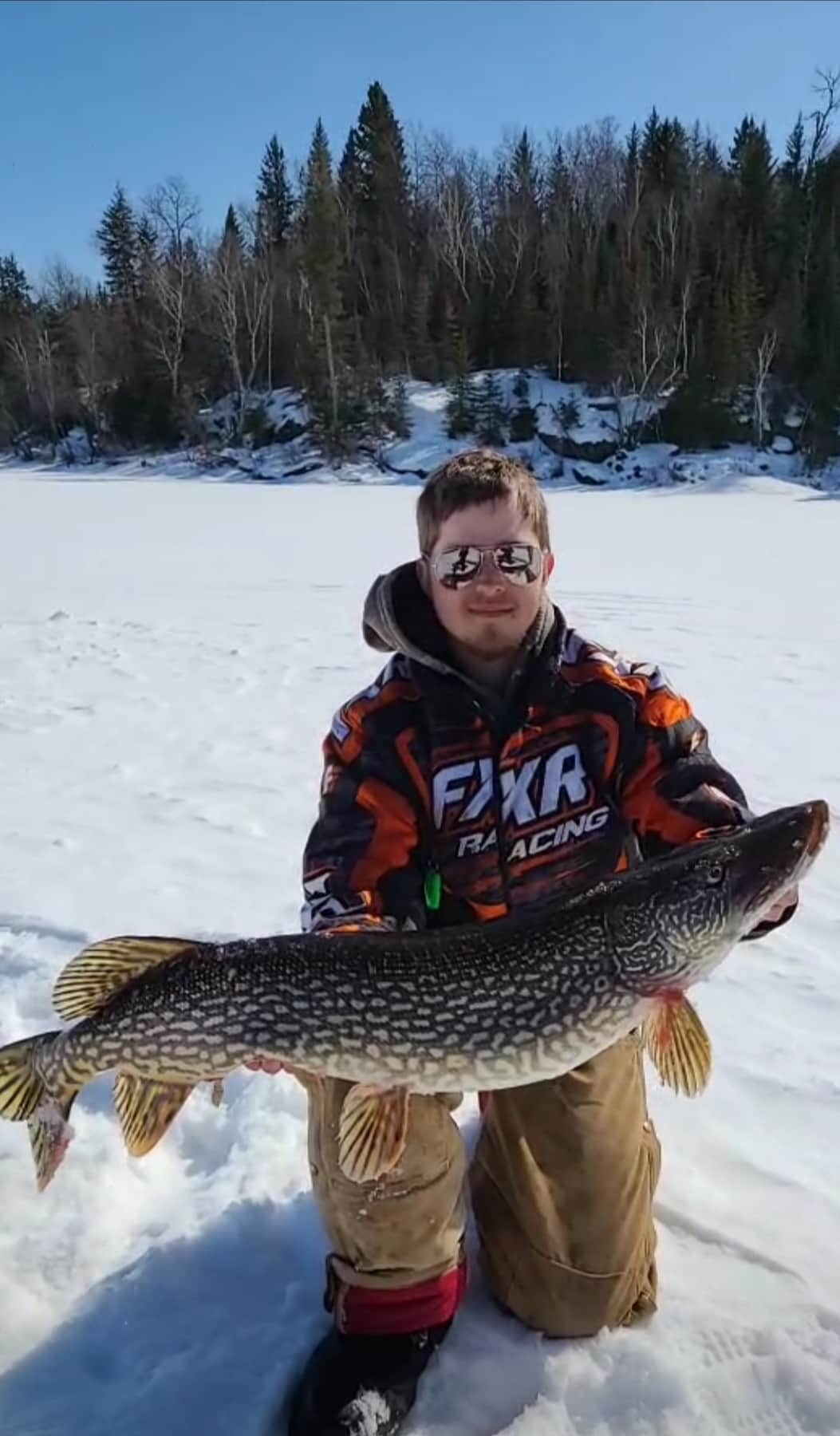 Large Pike from Bird Lake