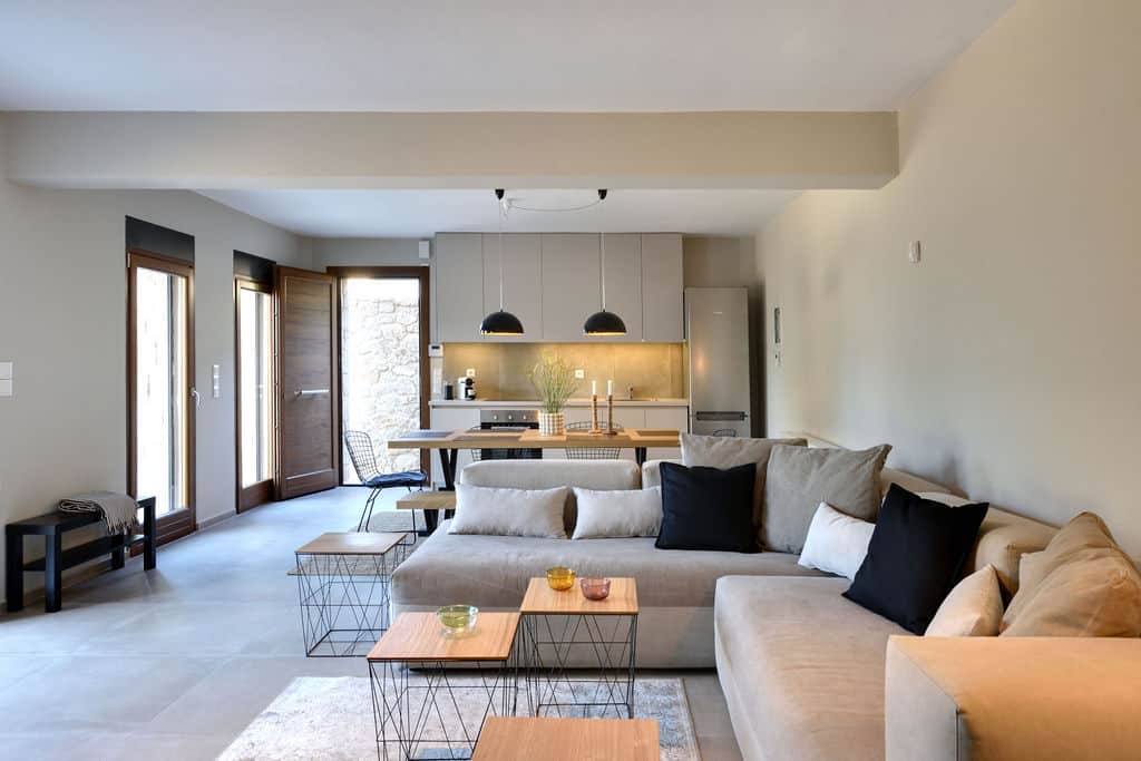 Living room and Kitchen
