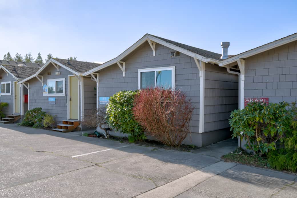 Front of Bungalow with Parking